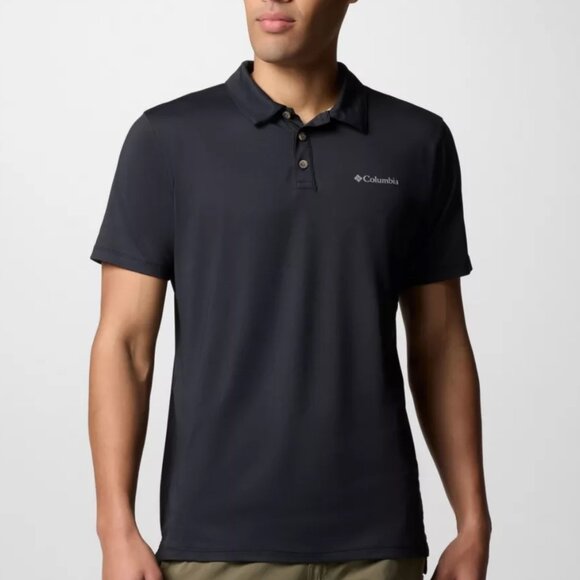 Columbia Men's Tech Trail™ Utility Polo UV Black Size XXL (New) - Picture 1 of 9